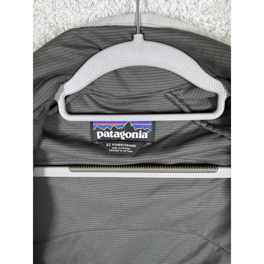 Patagonia Jacket Womens Size XS Gray Cream Full Zip Quilted Insulated STY20955 - Picture 3 of 9